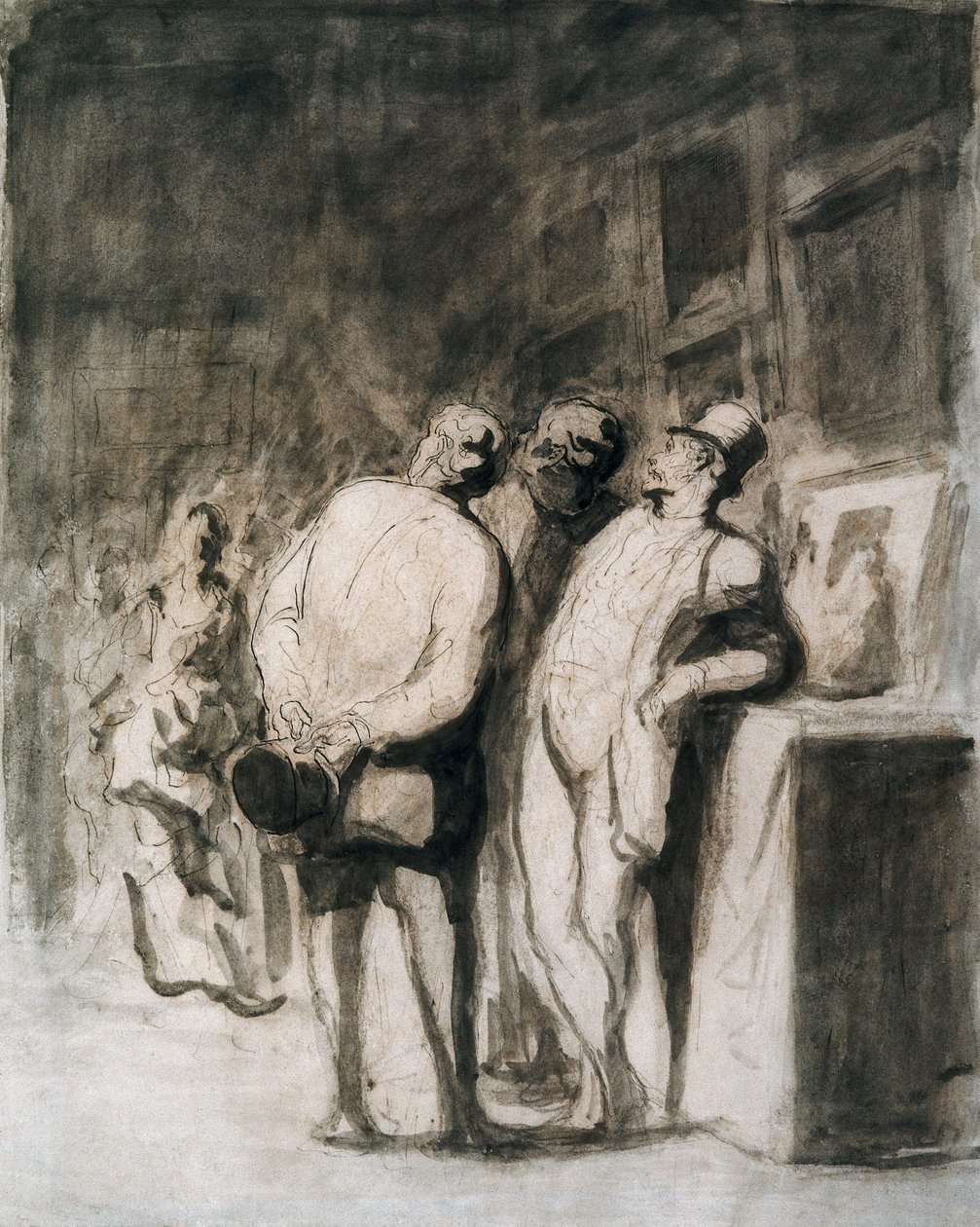 Üç usta. Honore Daumier