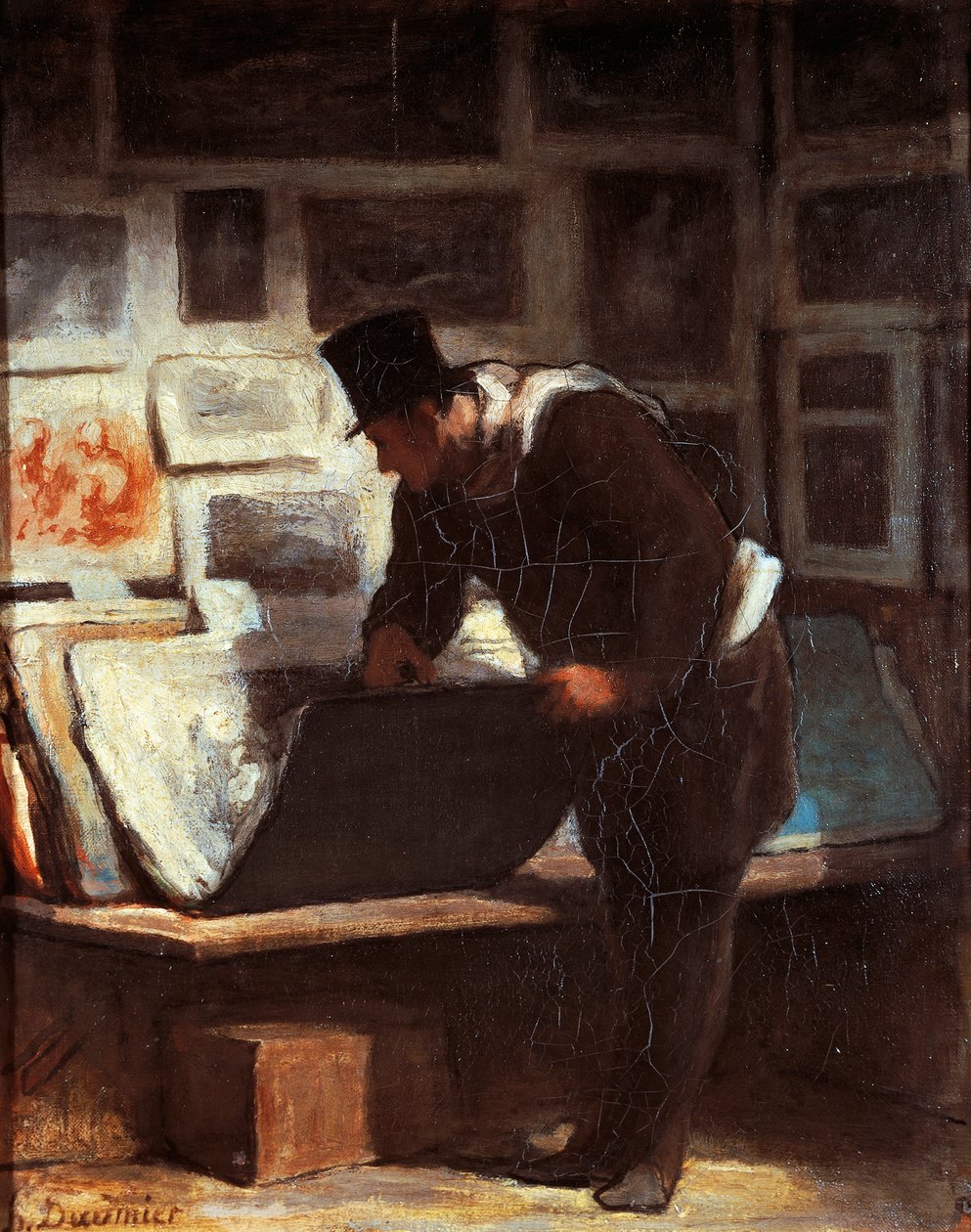 Baskı aşığı, Honore Daumier (1808-1879) by Honoré Daumier