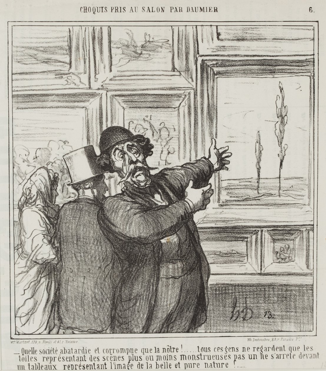 Daumier tarafından Salon