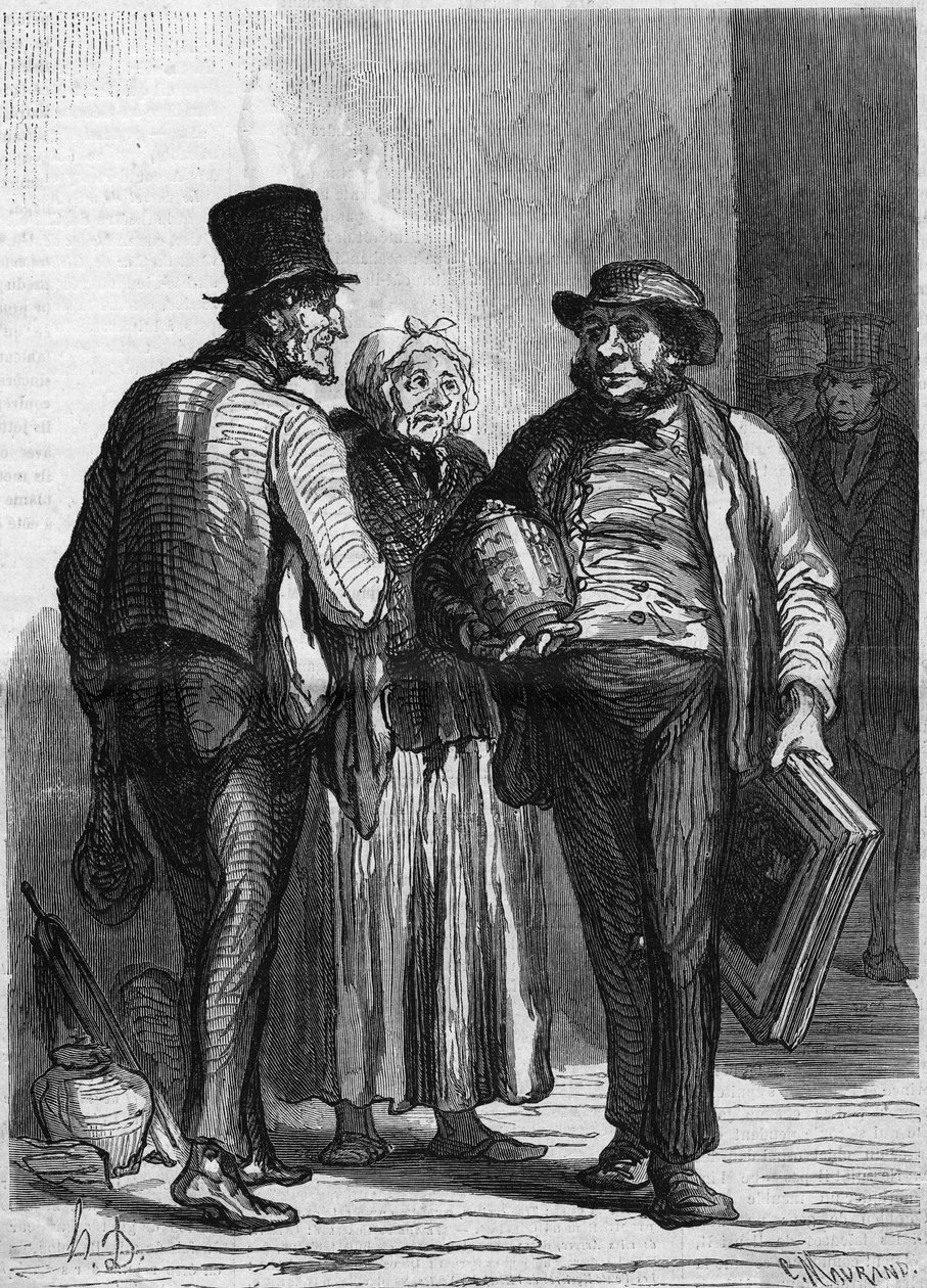 Hotel des Commissaires Ariseurs: tüccarlar. Honore Daumier