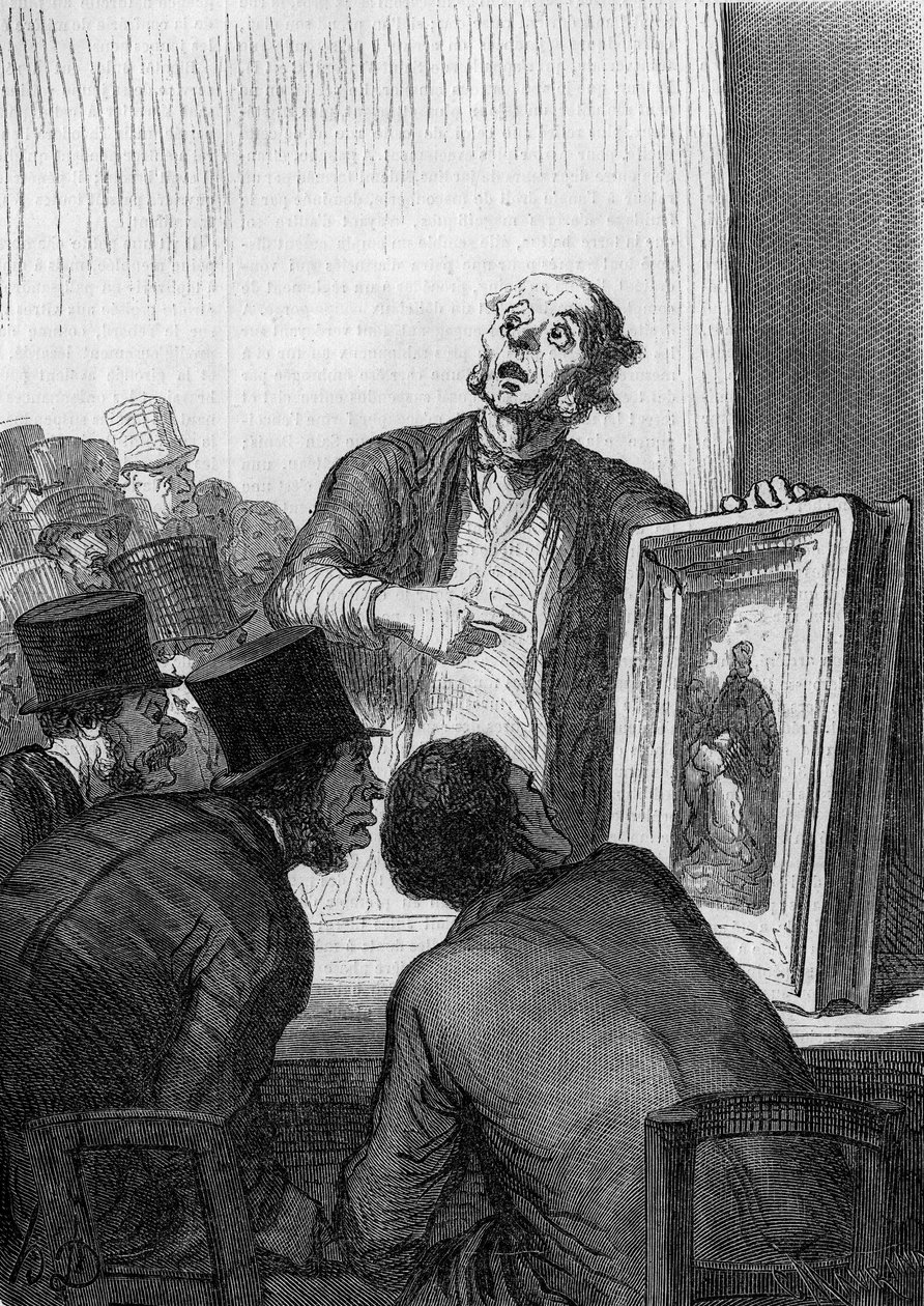 Müzayede evi: sanat uzmanı. Honore Daumier