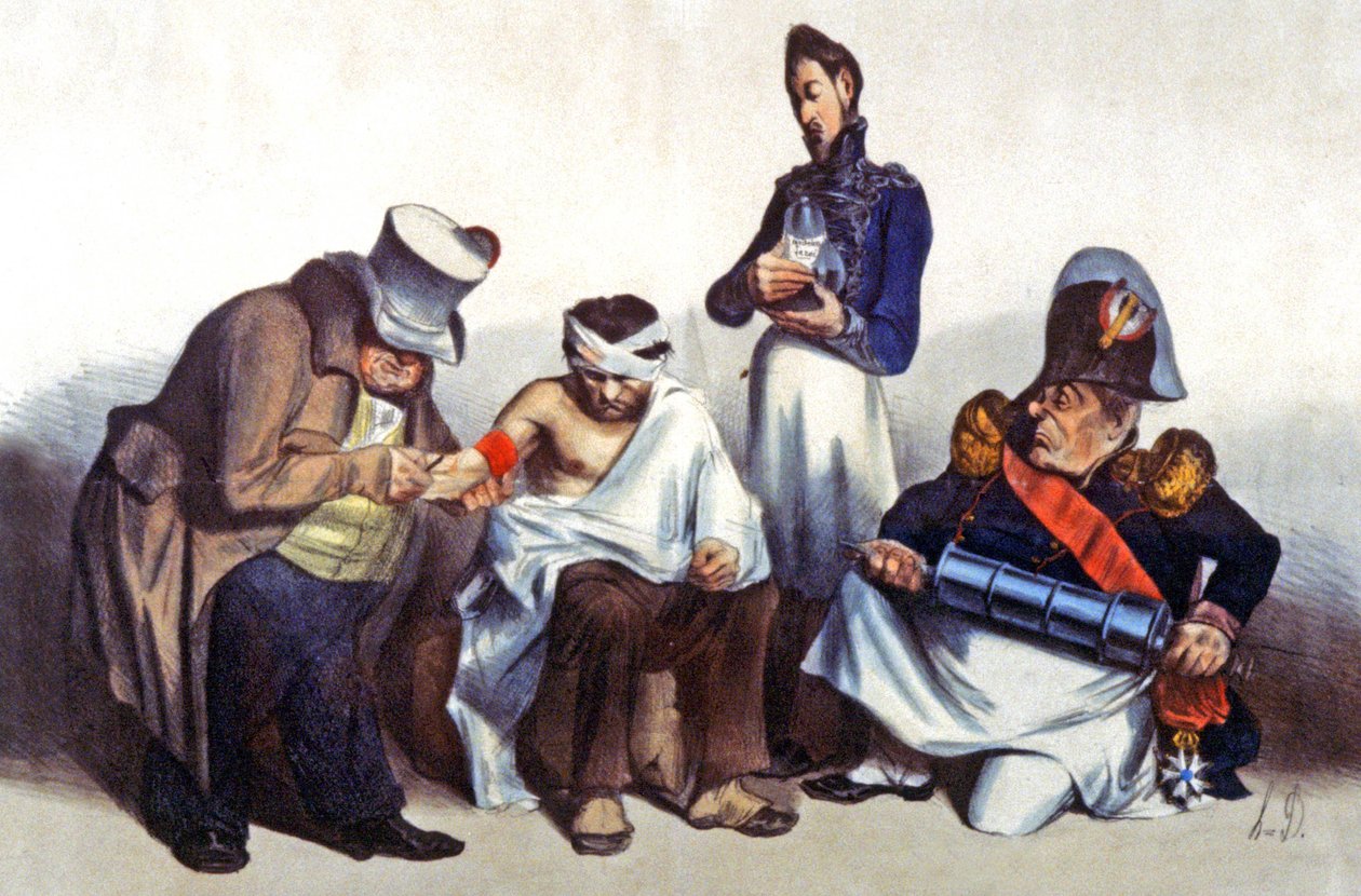 1830 devriminden sonra Fransa#39;ya muamele by Honoré Daumier