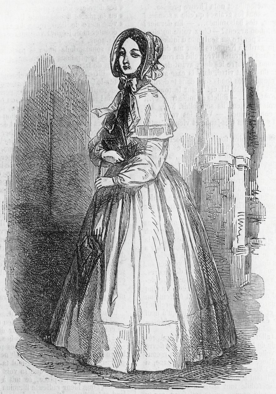 Julie Mercadet, Honore de Balzac'ın (1799-1850) İyi İşadamı'ndan (Le Faiseur) illüstrasyon, Fransızca baskı by Honore de Balzac