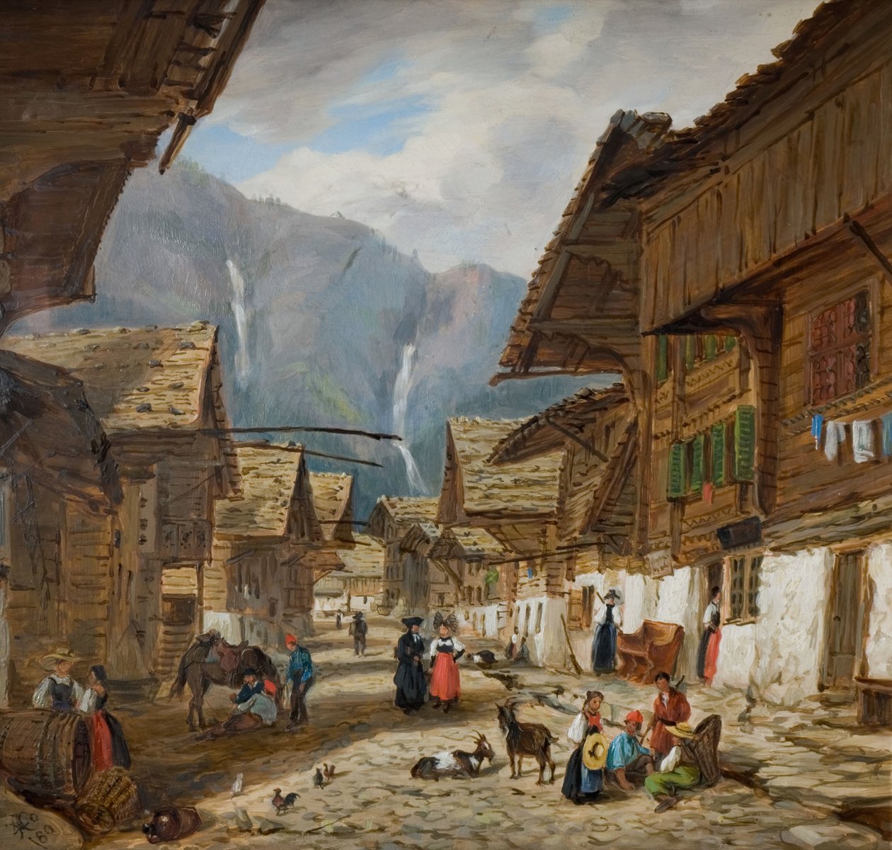 Andermatt, İsviçre, 1880. by Hopkins Horsley Hobday Horsley