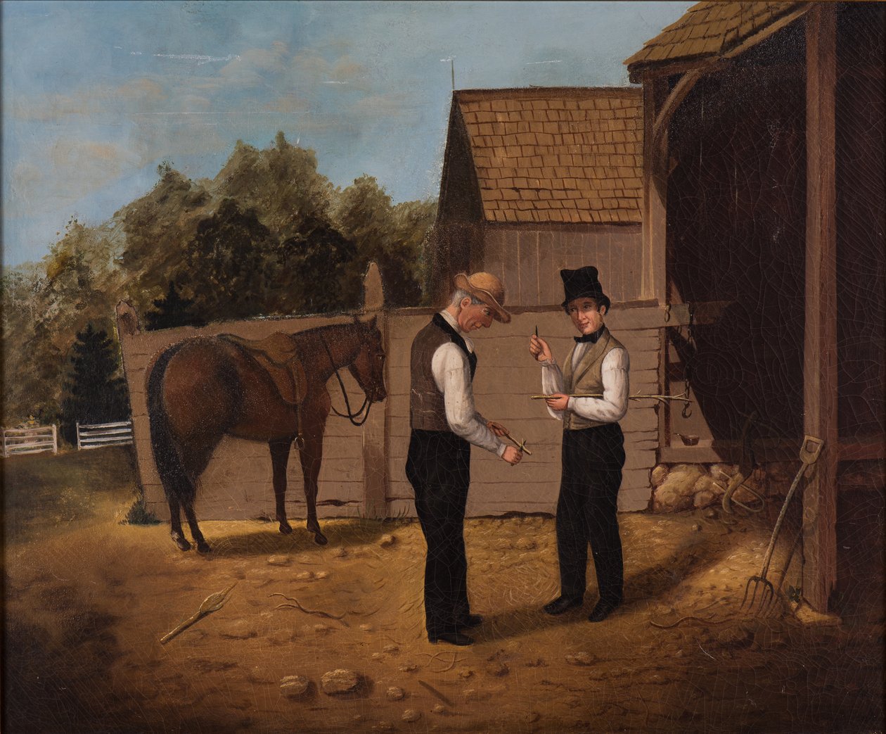 At Pazarlığı, 1850-1855 by Horace Bundy