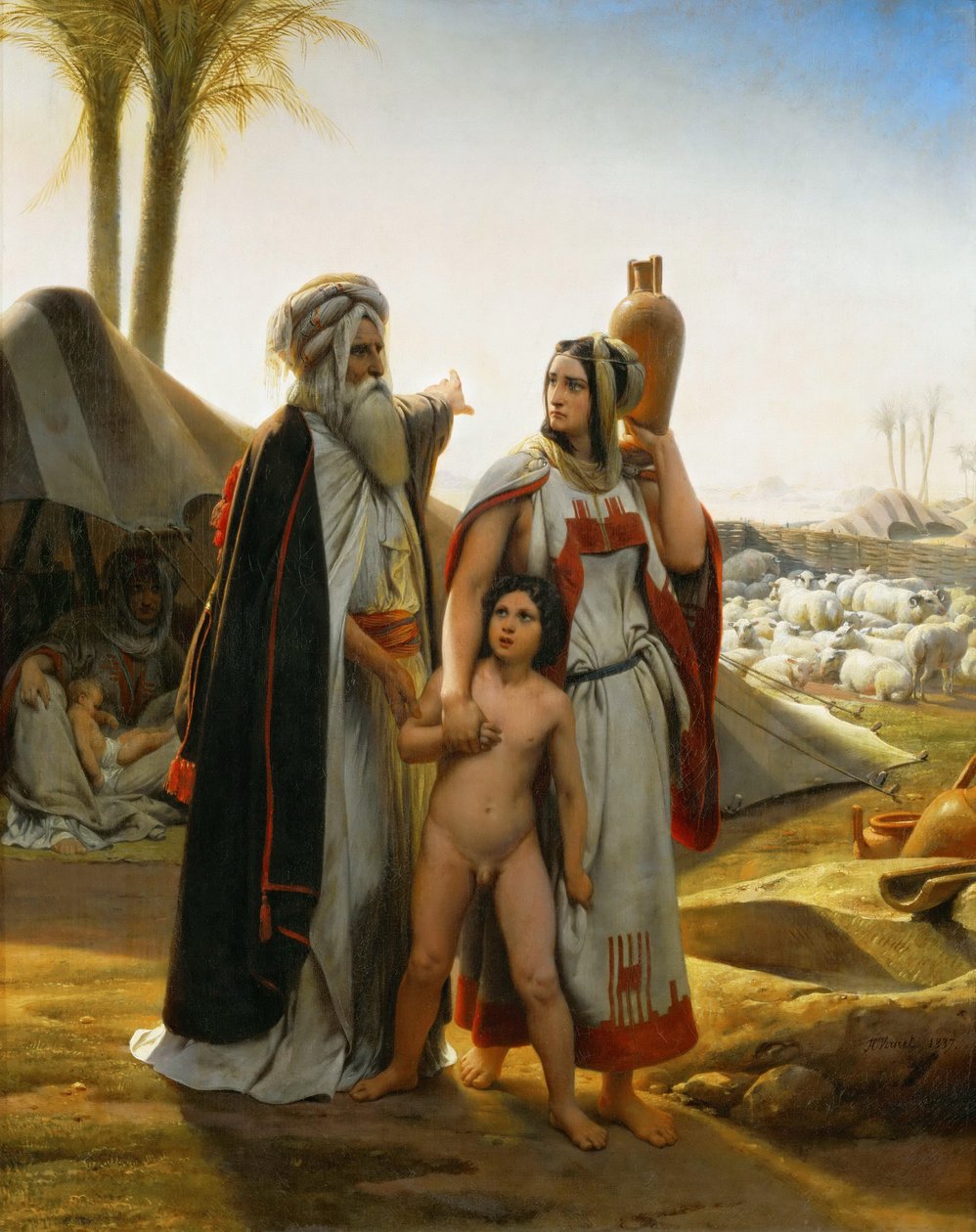 Hagar, Abraham Tarafından Sürüldü Hagar