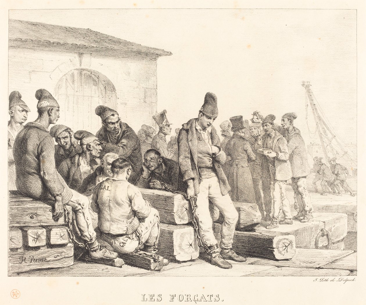 hükümlüler by Emile Jean Horace Vernet