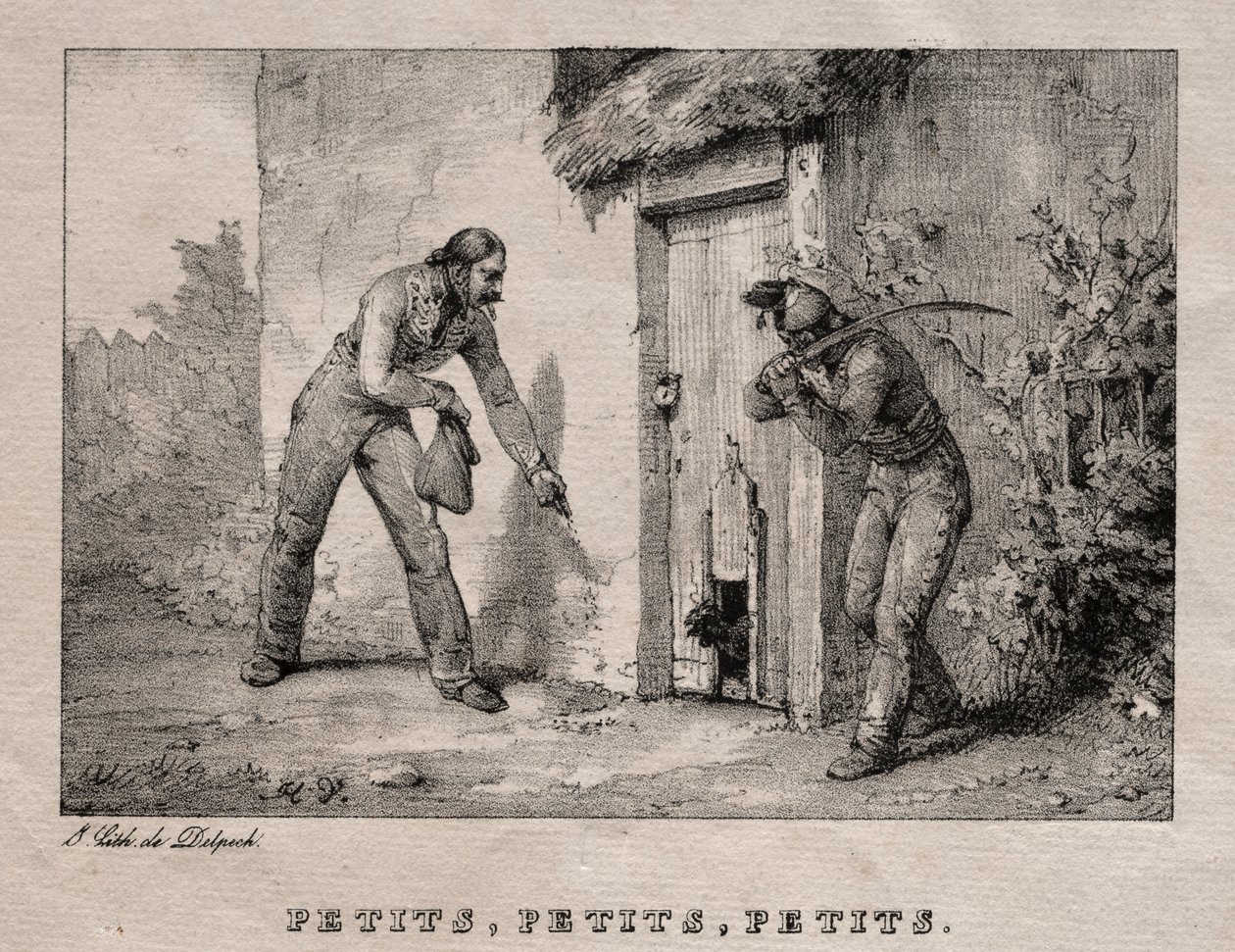 Çapulcular (Çapulcular. Küçük! Küçük! Küçük!) by Emile Jean Horace Vernet
