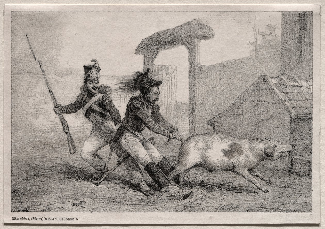 Çapulcular, Hızlı Tutun. by Emile Jean Horace Vernet