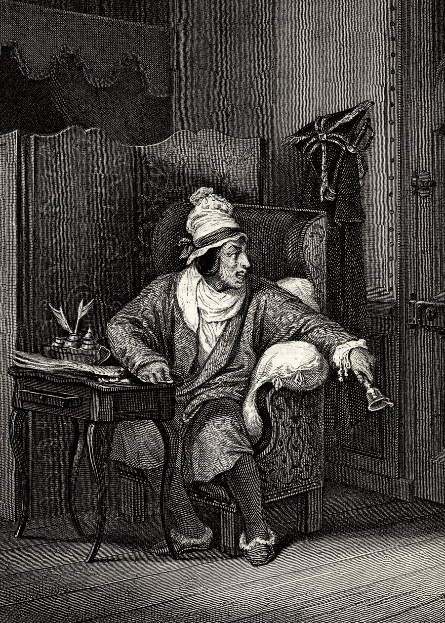 Moliere, Horace Vernet tarafından yazılan The Imaginary Invalid