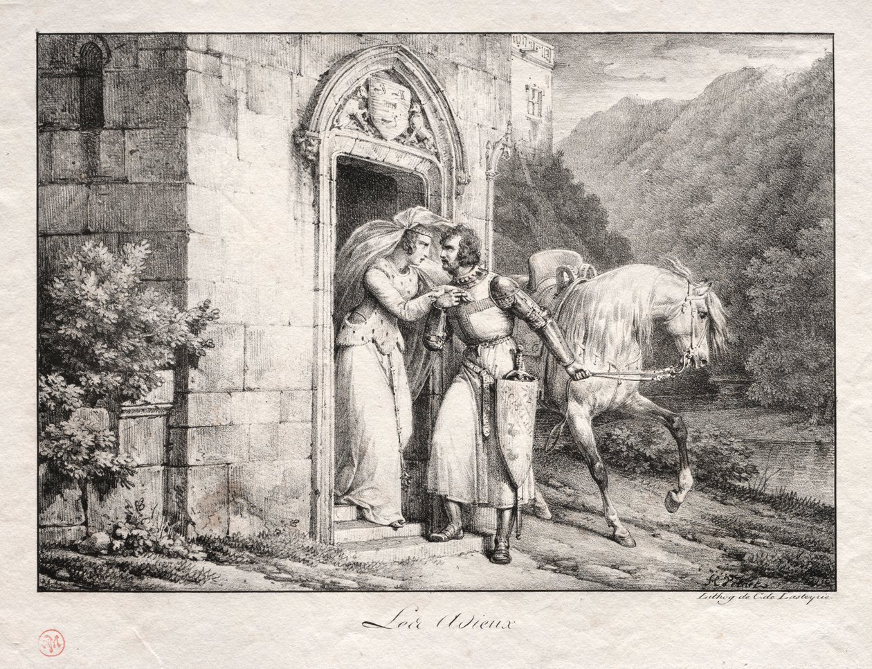 Vedalar. by Emile Jean Horace Vernet