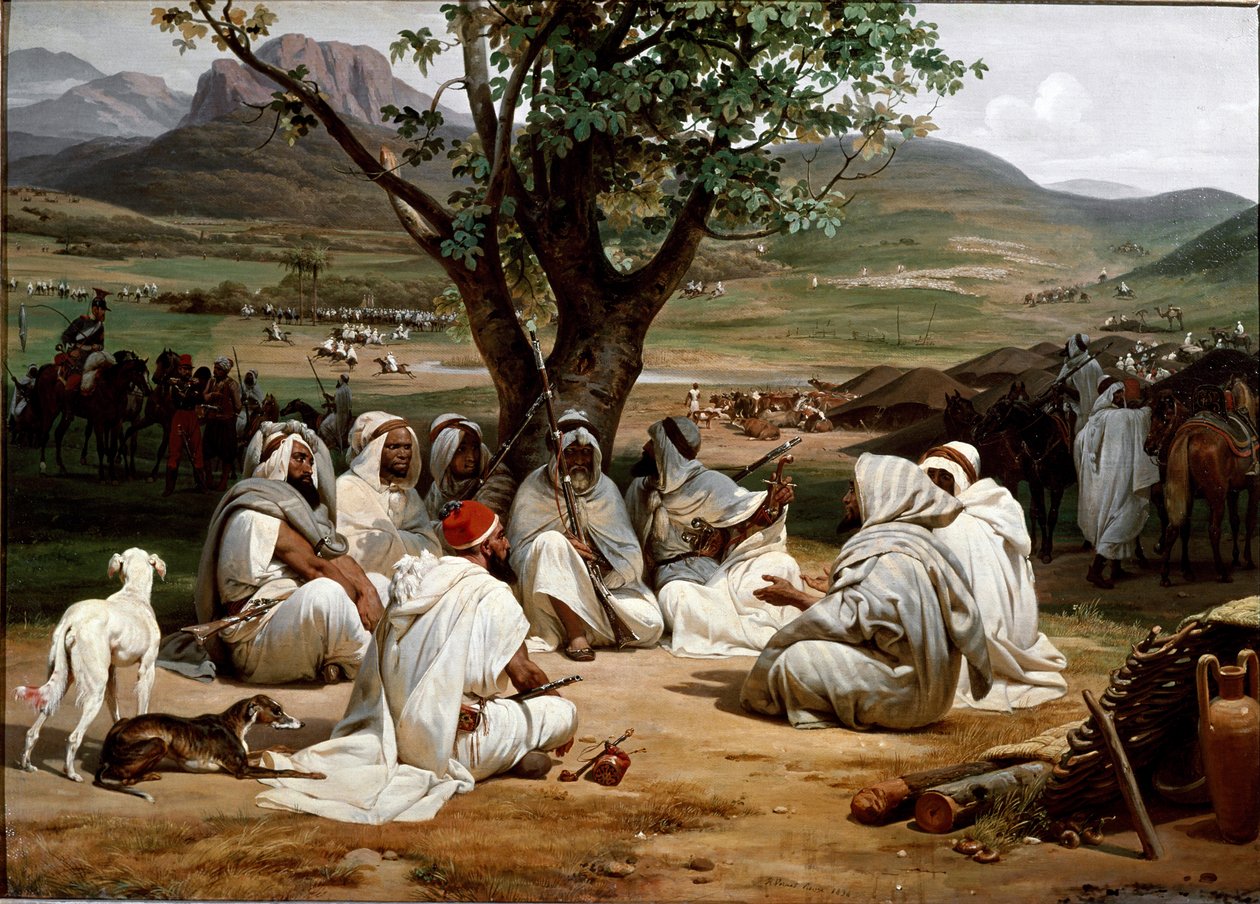 Parlamenter ve Medjeles Arap Şefleri Konseyi. Antoine Charles Horace Vernet