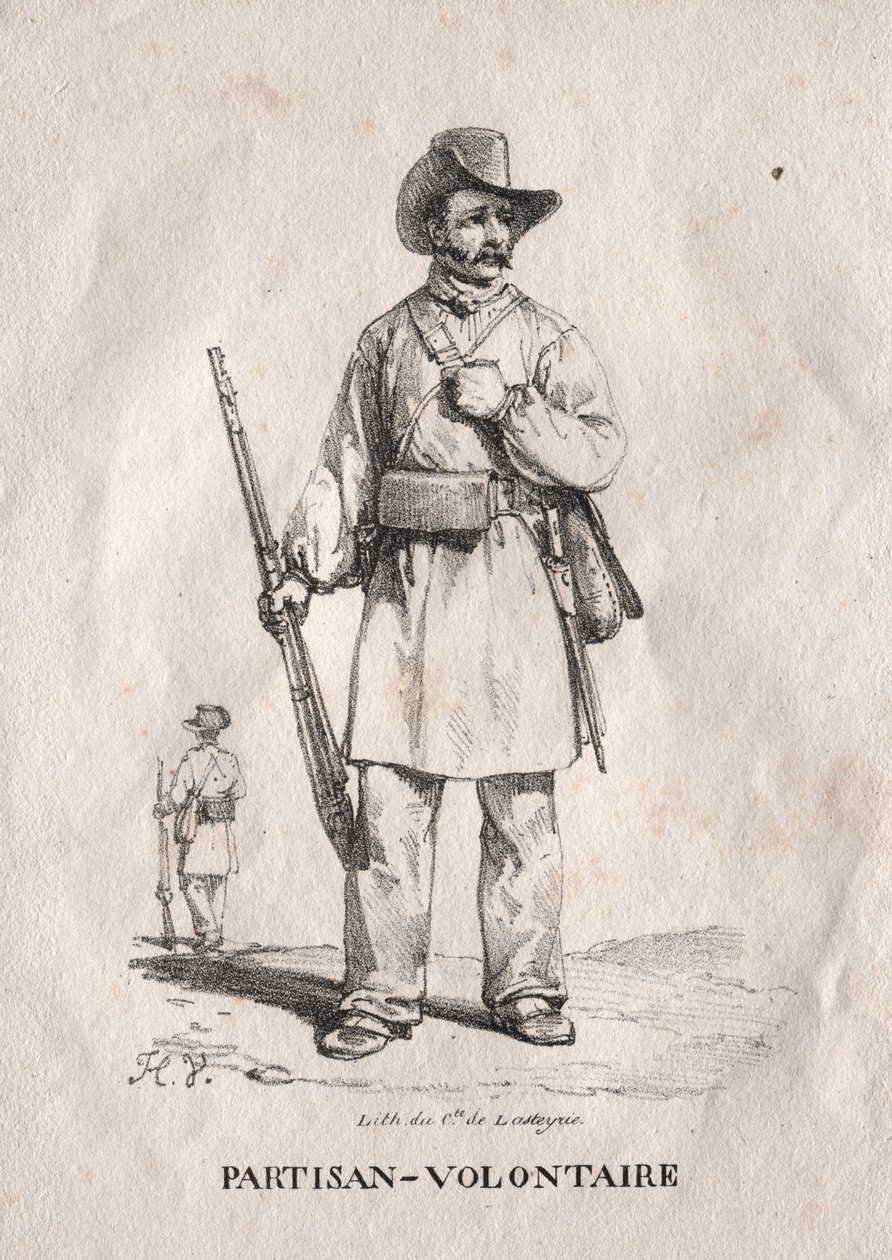 Gönüllü Partizan by Emile Jean Horace Vernet