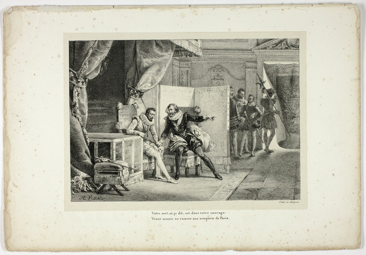 Kaderiniz," dedim, "cesaretinizde yatıyor... by Horace Vernet