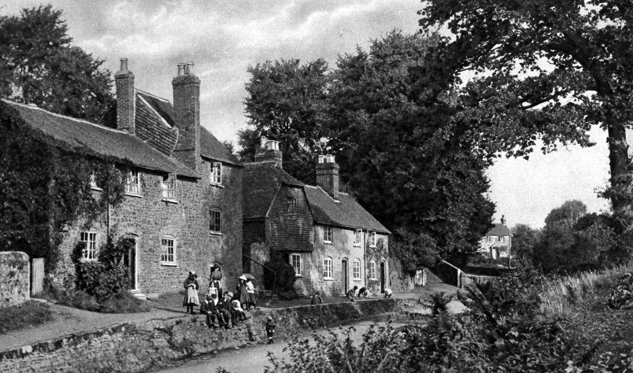 Swan Inn, Fittleworth, Sussex, c1922 by Horace Walter Nicholls