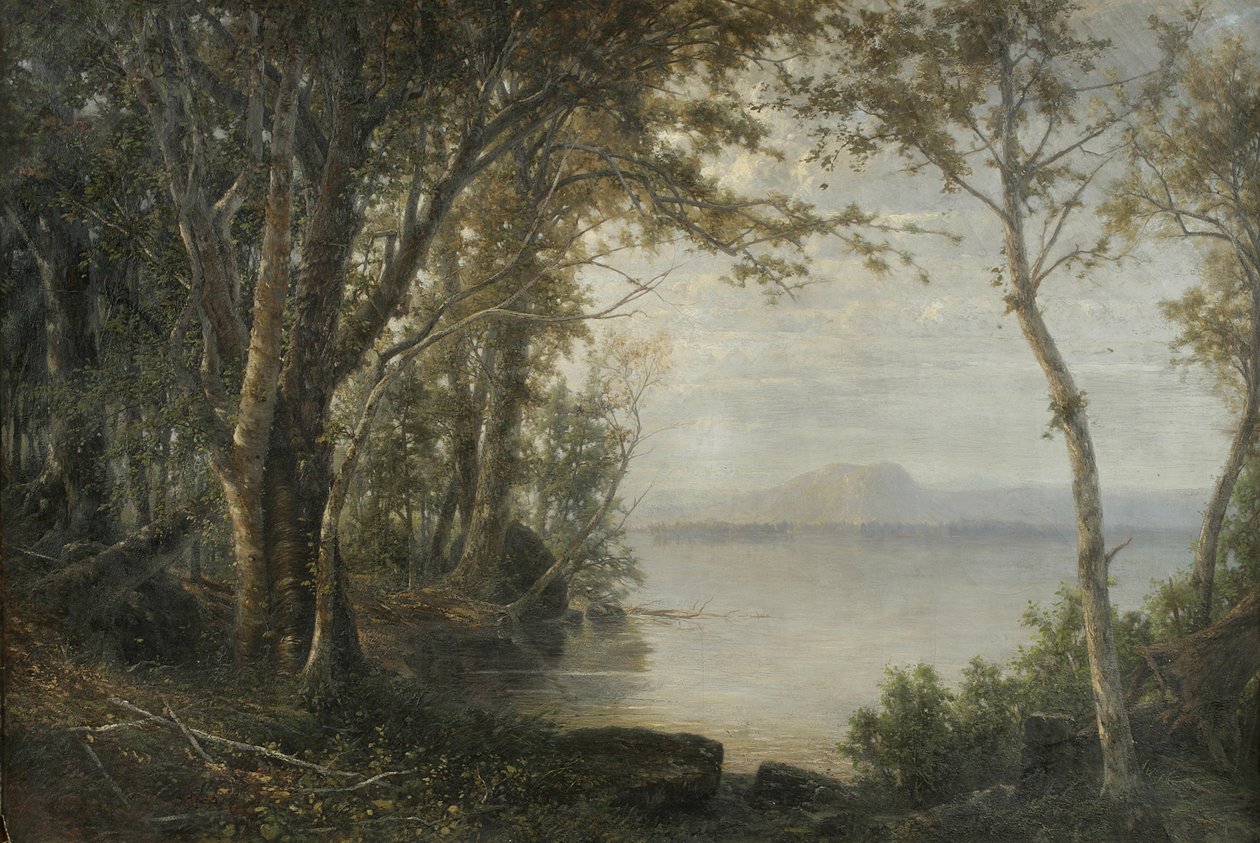 Katahdin Dağı, Göl ve Dağ Manzarası by Horace Wolcott Robbins