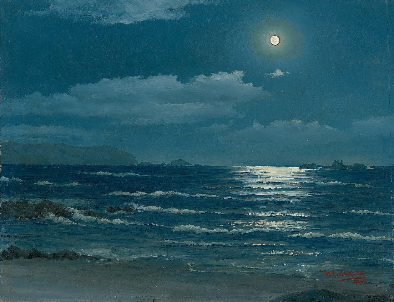 Dolunay, Pichilemu, Şili, 1958 by Horacio G. Garcia