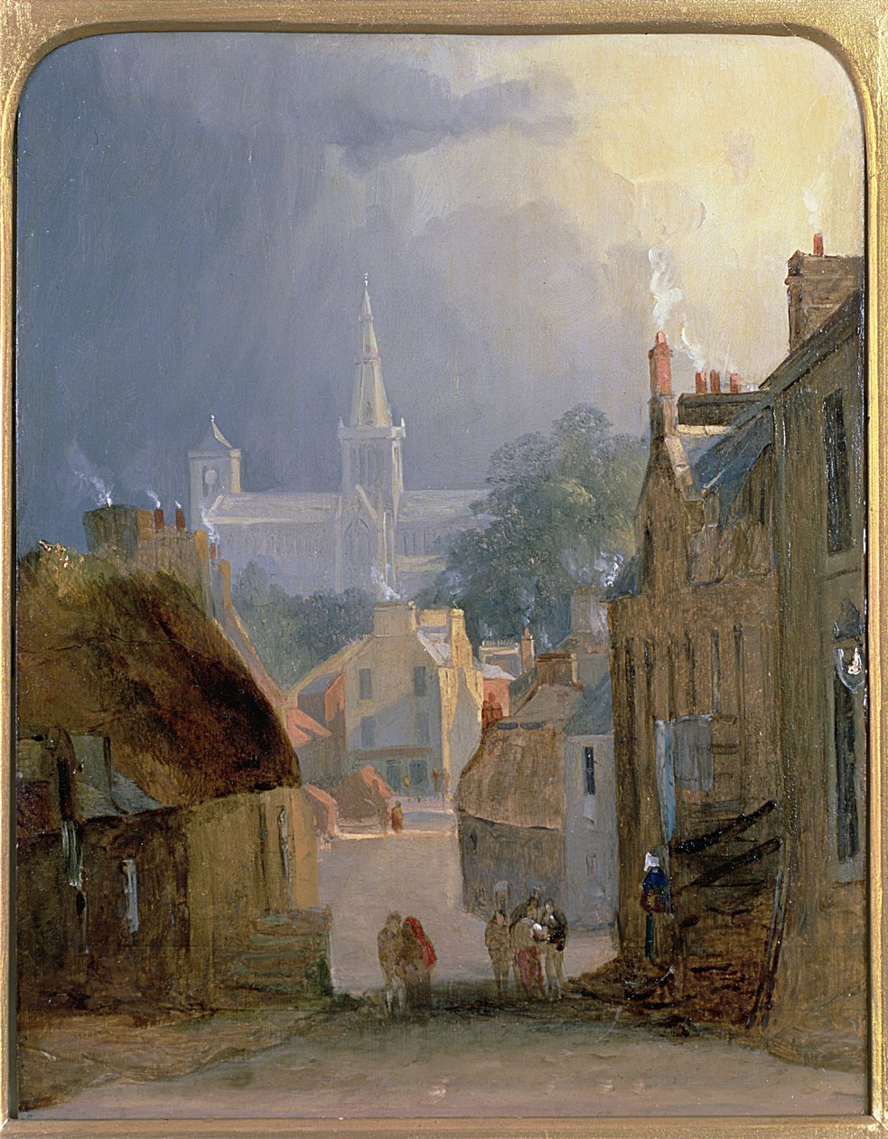 Eski Glasgow, 1840 by Horatio McCulloch