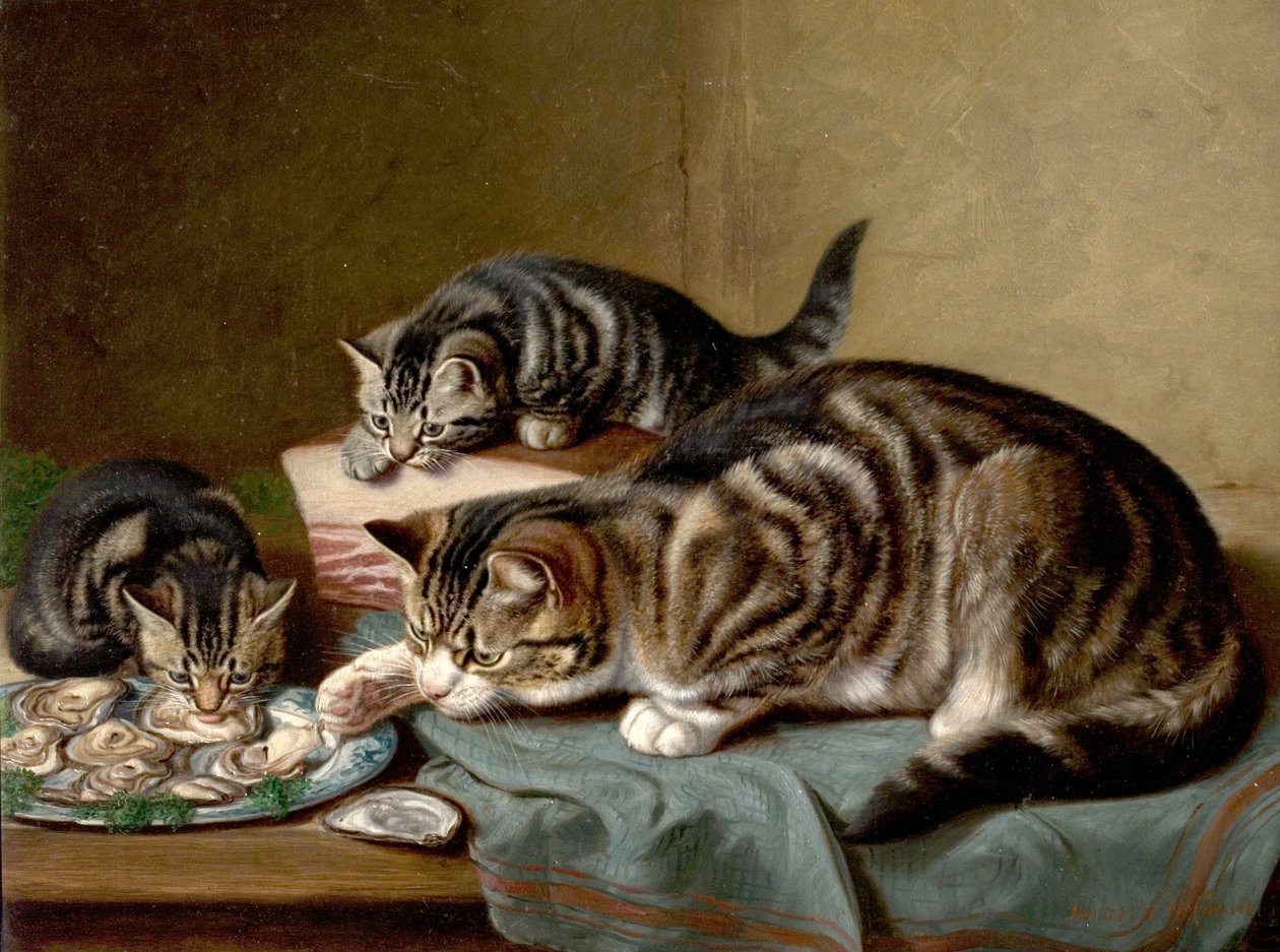 İstiridye Akşam Yemeği by Horatio Henry Couldery