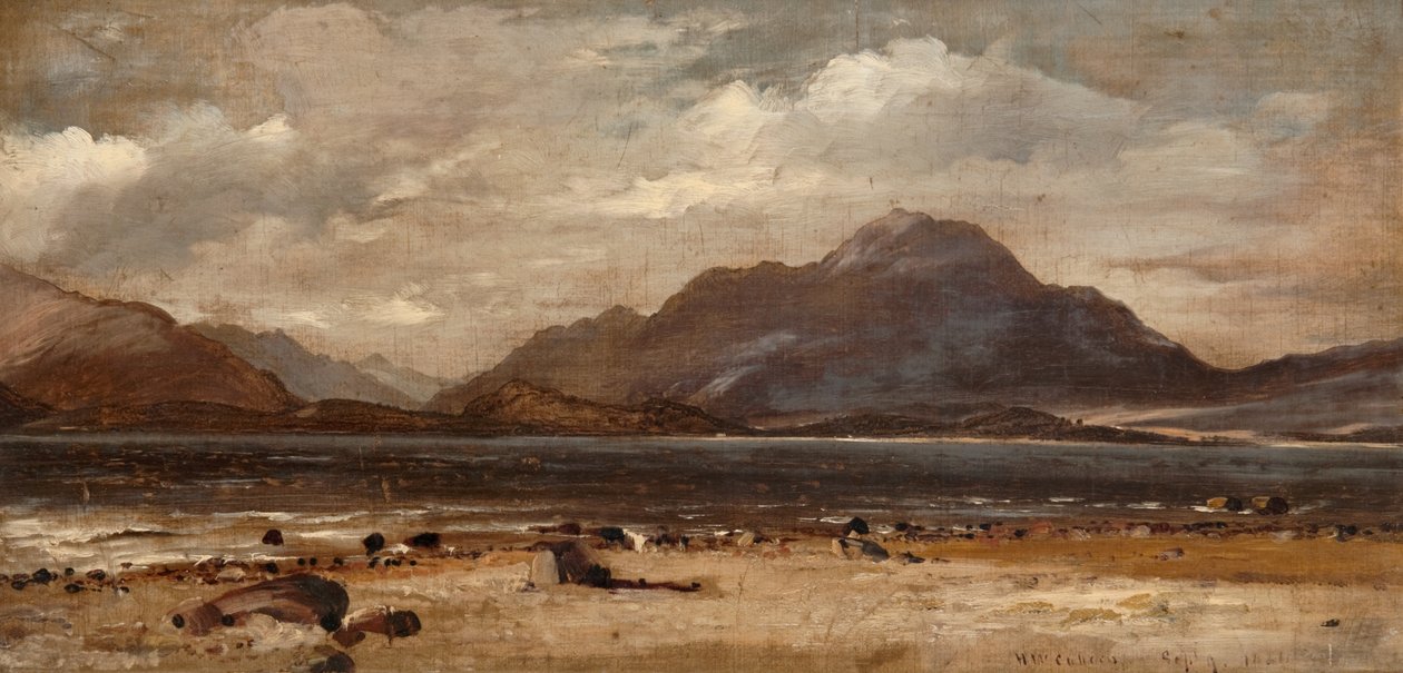 Loch Lomond ve Ben Lomond, 1846 by Horatio McCulloch