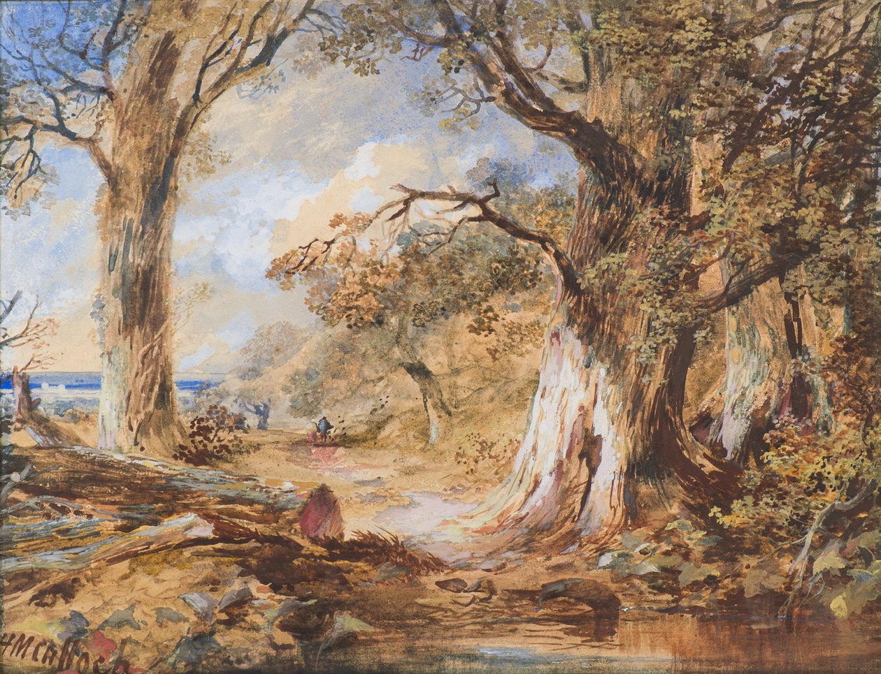 Ahşabın Kenarı by Horatio McCulloch
