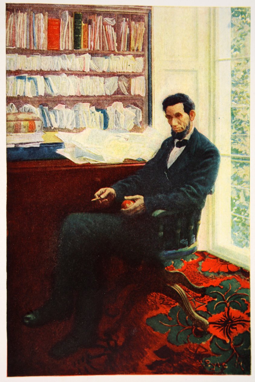 Abraham Lincoln'ün Portresi by Howard Pyle