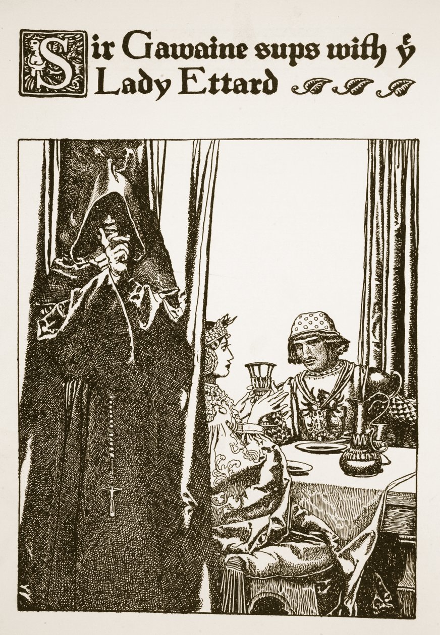 Sir Gawaine, Leydi Ettard