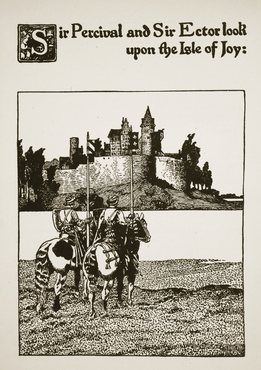 Sir Percival ve Sir Ector, Joy Adası