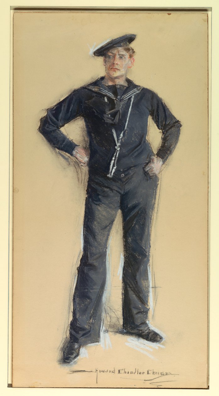 A Jack Tar (İspanyol Amerikan Savaşı) by Howard Chandler Christy