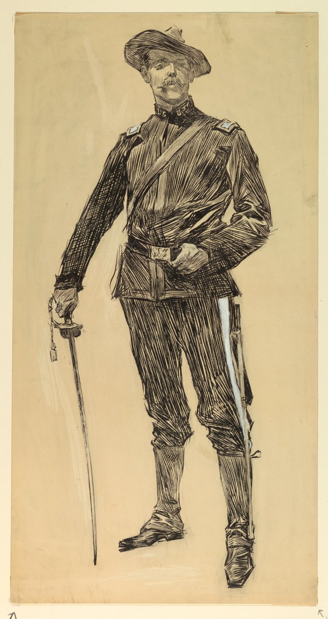 Amerikan Subayı (İspanyol Amerikan Savaşı) by Howard Chandler Christy