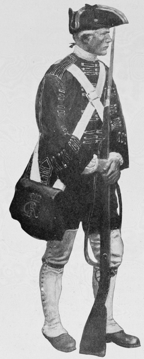 Bir İngiliz Askeri, Duvar Dekorasyonundan, Hudson County Adliye Sarayı, Jersey City, New Jersey by Howard Pyle
