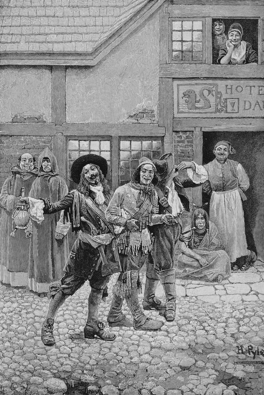 Coureurs de Bois, G.E. Johnson, C.H. Farnham, bar. Harper