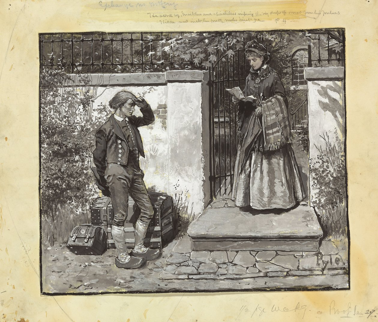 Tanıtım mektubu by Howard Pyle