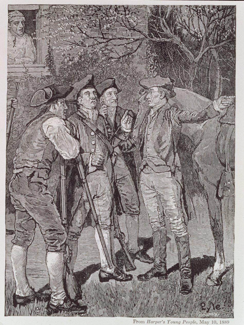 Paul Revere, Lexington
