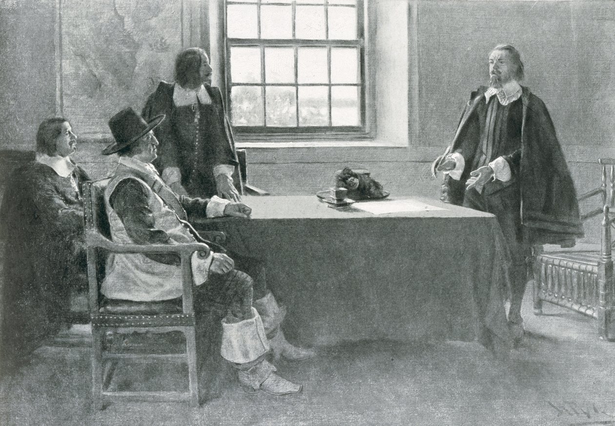 Sir William Berkeley Commonwealth Komiserlerine Teslim Olmak, Woodrow Wilson