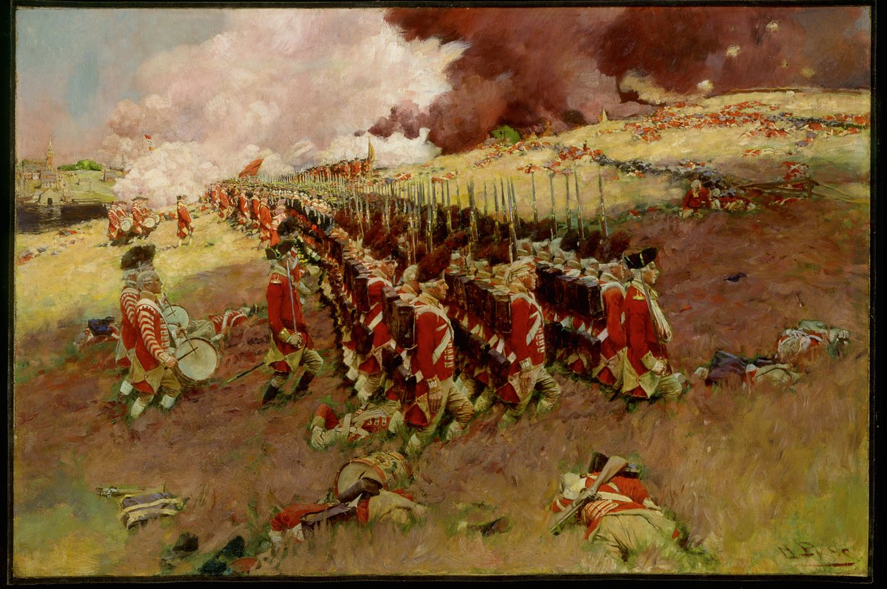 Bunker Hill Savaşı by Howard Pyle
