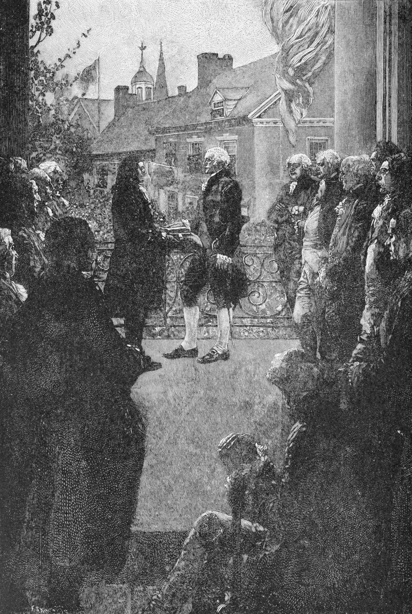 Açılış, Francis Scott King tarafından kazınmış, John Bach McMaster tarafından 