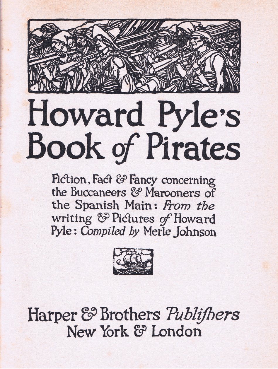 Harper & Bros tarafından yayınlanan Howard Pyles Book of Pirates