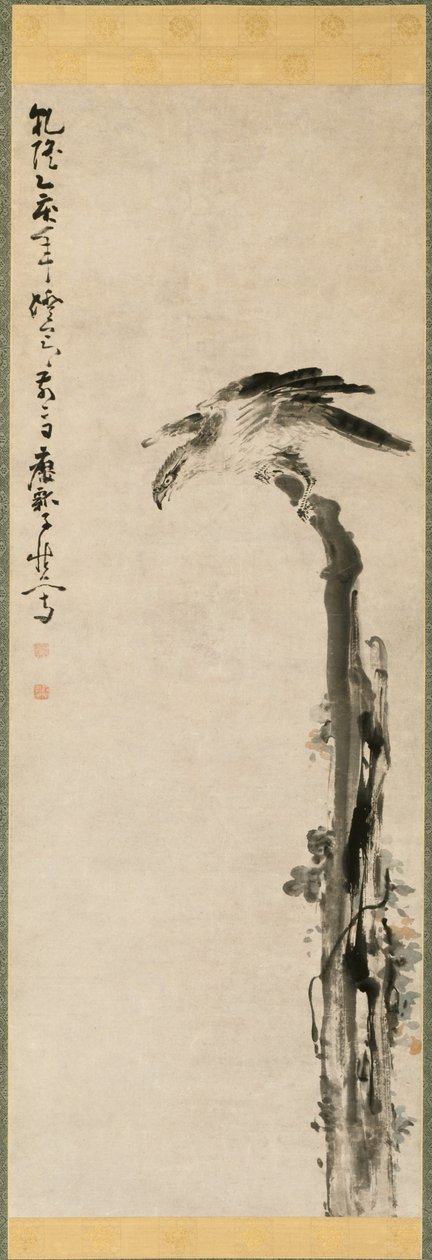 Ağaç Gövdesindeki Kartal, 1755. by Huang Shen