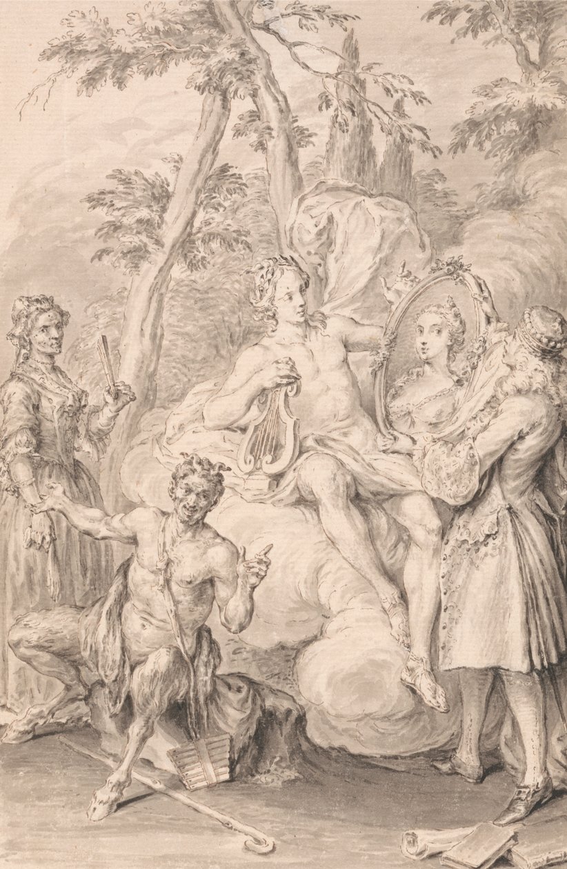 Ön Parça Çizimi: "The Toast" by Hubert Francois Gravelot