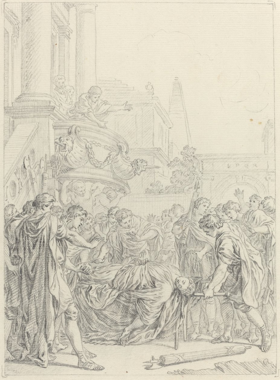 Romalıların en büyüğünden geriye kalan bu by Hubert Francois Gravelot