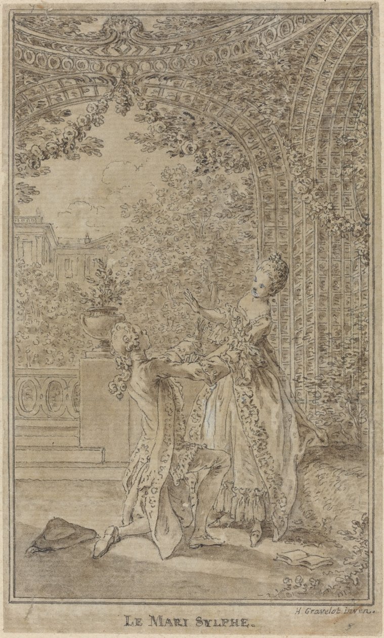Sylph Koca by Hubert Francois Gravelot