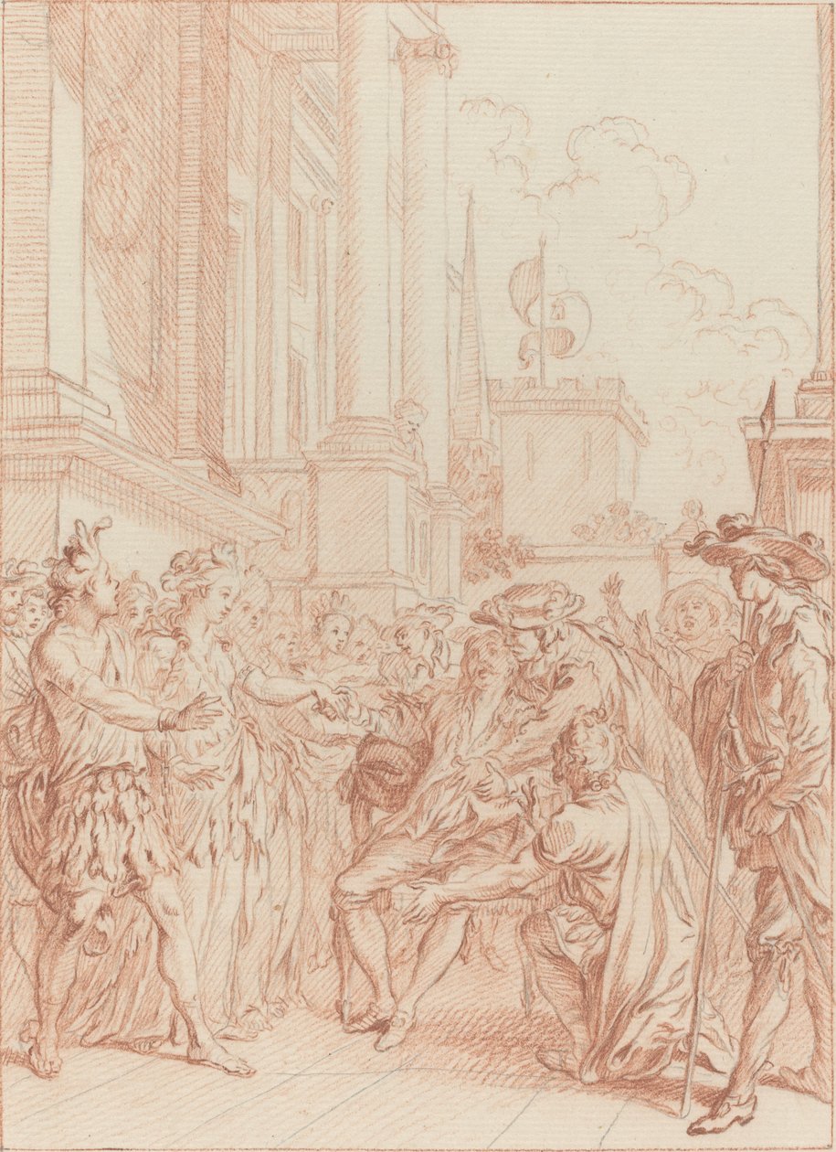 Ne, gerçek Hıristiyanların çok fazla erdemi olurdu by Hubert Francois Gravelot