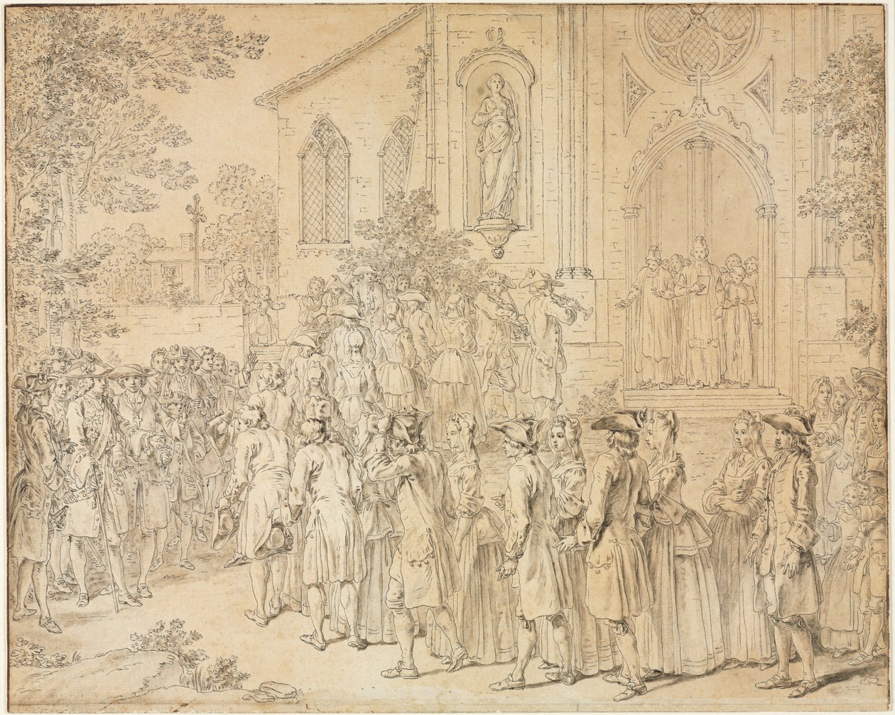Kiliseye Giren Bir Alayı, 1700