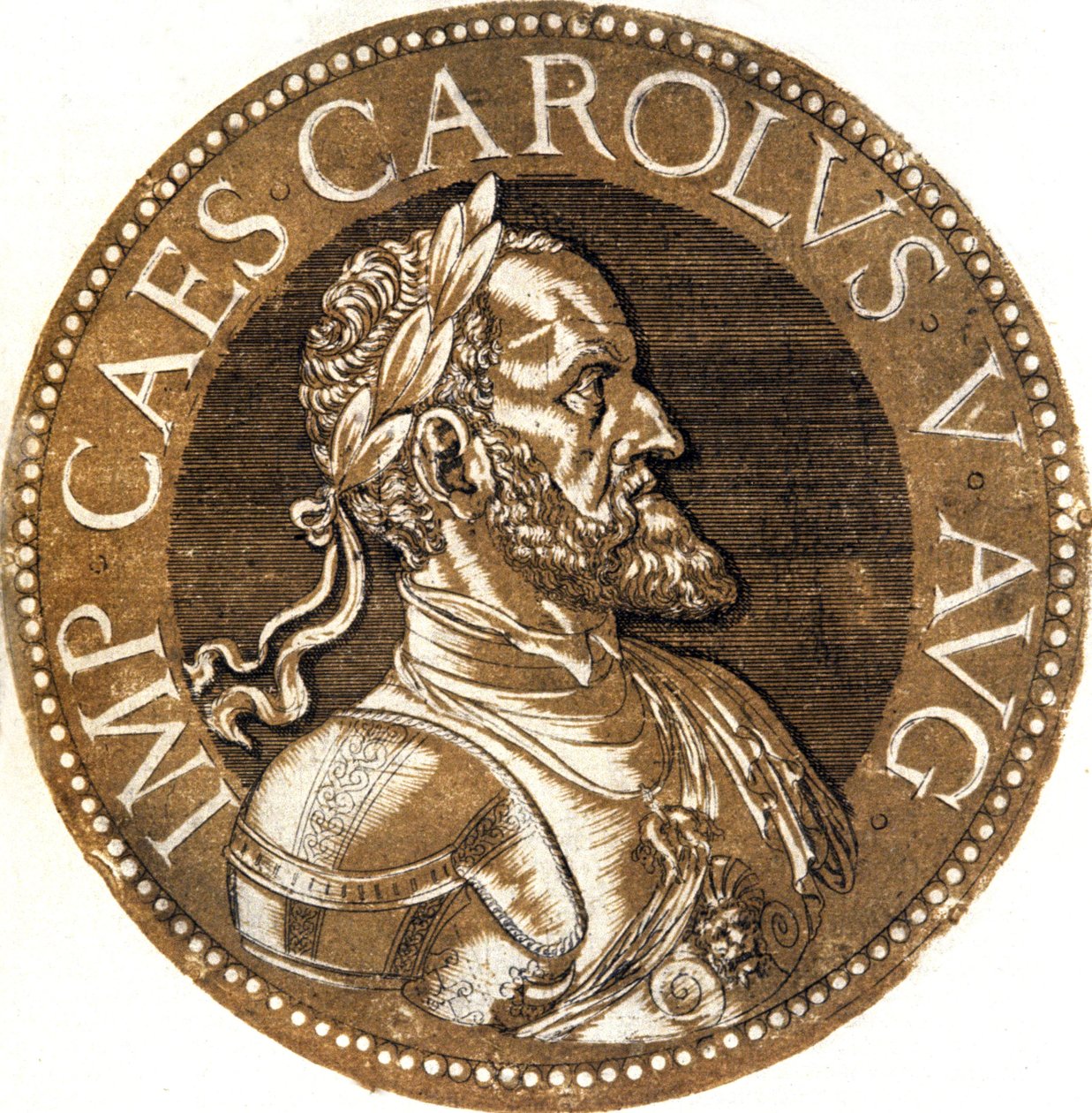 Charles V, Kutsal Roma İmparatoru by Hubert Goltzius