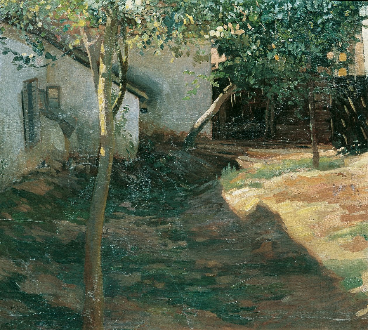 Erik bahçesinde (Waldviertel) by Hubert Landa