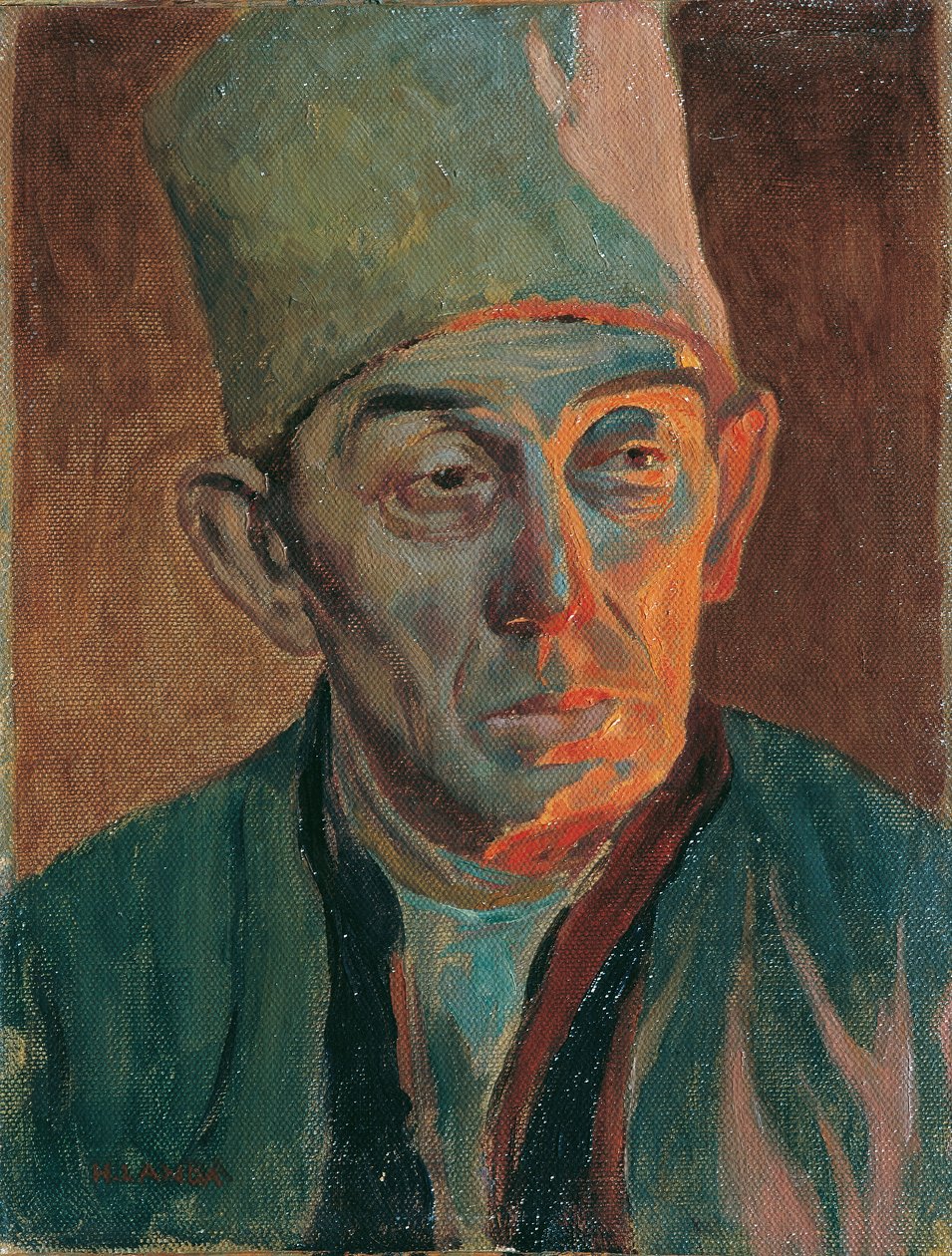 kürk şapkalı adam by Hubert Landa
