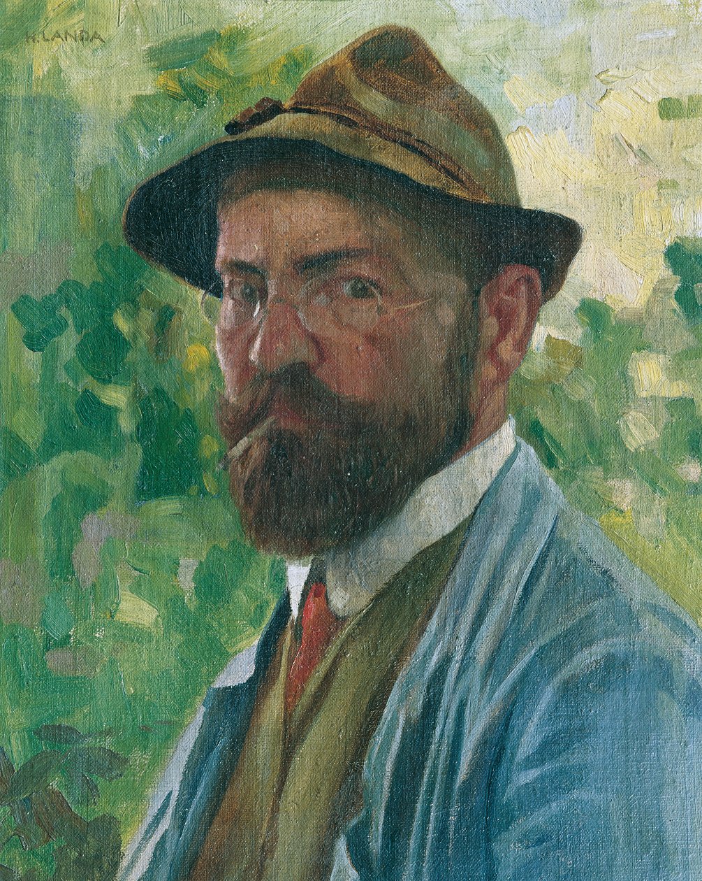 kendi kendine portre by Hubert Landa
