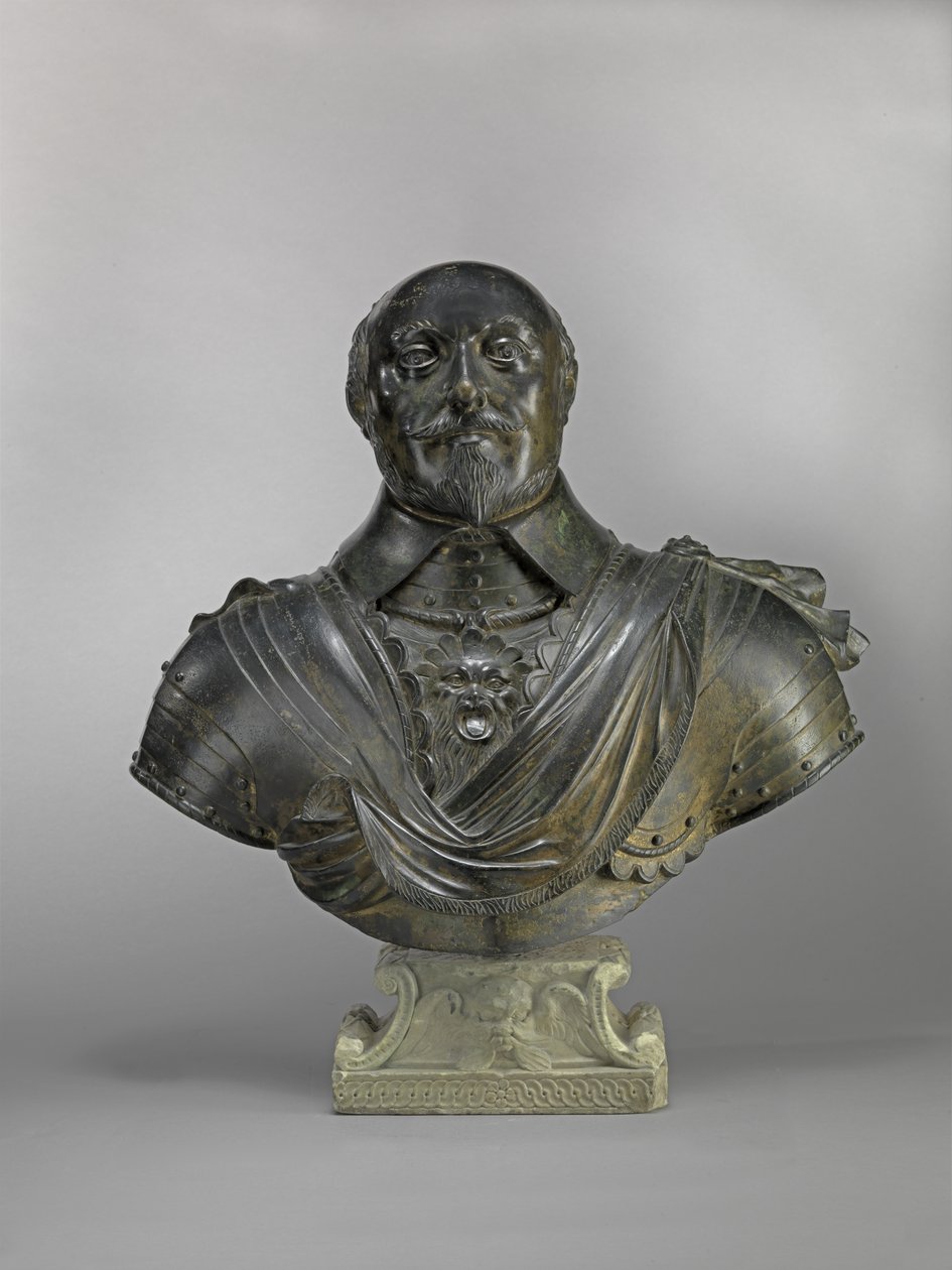 Robert Bertie (1582-1642) Lindsey 1. Kontu, c.1640 (bronz) by Hubert Le Sueur