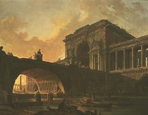 Mimari Kompozisyon by Hubert Robert